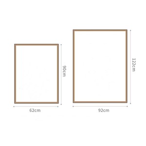 <span class=keywords><strong>Pizarra</strong></span> Educativa para Dibujar en Casa, Marco de Madera Maciza de Teca, <span class=keywords><strong>Pizarra</strong></span> Blanca y Negra, Juguete para Niños - Product Image 2