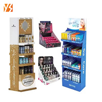 Étagère de magasin moderne pliable et rotative sur mesure pour présentoir en carton ondulé pour bonbons, aliments et boissons