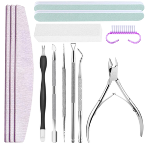 Juego de limas y bloques pulidores de uñas con kit de cuidado de uñas, kit de manicura de 13 piezas <span class=keywords><strong>para</strong></span> mujer, set de recortador de cutículas - Product Image 1
