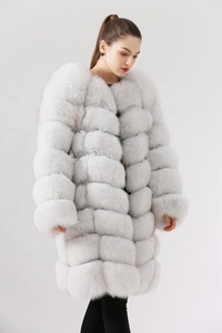QIUCHEN- QC1885 Nuova Collezione Cappotto in Vera <span class=keywords><strong>Pelliccia</strong></span> di Volpe di Alta Qualità, Lunghezza 90cm, Giacca Invernale Calda da Donna - Product Image 6