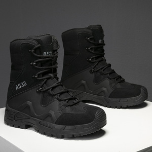 DFT1021 AS33 Tactical Black <b>Boots</b> Suede Waterproof Outdoor All Seasons High Top <b>Hiking</b> <b>Boots</b> - Product Image 6