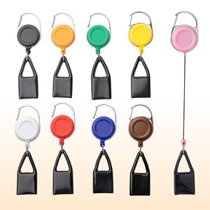 Multi-Purpose Telescopic Automatic Rebound Stainless Steel Durable Anti-Loss Retractable <b>Carabiner</b> <b>Keychain</b> Mountaineering - Product Image 4
