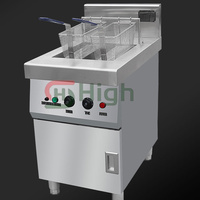 Friteuse électrique commerciale 220/380V poêle à frire profonde triphasée équipement alimentaire restauration cantine collations température constante