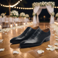 Chaussures de mariage pour hommes en cuir véritable faites à la main, élégantes, à lacets, style Oxford, pour le bureau et les occasions formelles, fabricant chinois