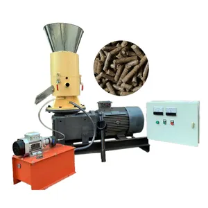 Miglior prezzo 1ton/ora professionale Pellet di legno mulino paglia lolla di riso biomassa segatura letame combustibile solido Pellet macchina