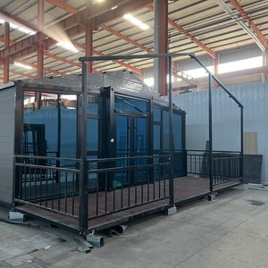 Option de terrasse à toit incliné personnalisée, <span class=keywords><strong>maison</strong></span> préfabriquée extensible à valeur de prix élevée pour site isolé et pittoresque, logement autonome - Product Image 4