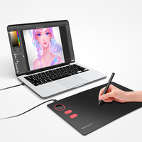 10moons G20 tablet gambar 8192 level, tablet menggambar dengan pena digital dan desain grafis