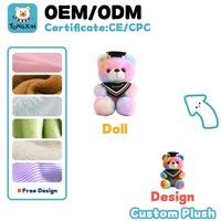 Fabricante de Regalos Personalizados para Graduados, Muñeco de Peluche con Logotipo Personalizado, Temporada de Graduación, Oso de Peluche Personalizado con Toga de Graduación, CPC CE
