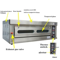 Equipo de horno de gas para hornear panadería de acero inoxidable 201 especial industrial