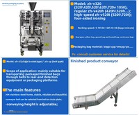 Machine d'emballage multifonctionnelle pour sachets pré-faits d'épices, d'assaisonnements, de piment, de café, de poudre de lait