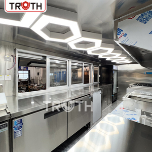 Truth Maßgefertigter Food Truck Kaffee-Anhänger Straßenverkäufer Food Van Kaffee-Hotdog-Wagen Kleiner Vintage-Food-Trailer Vollständig Ausgestattet - Product Image 6