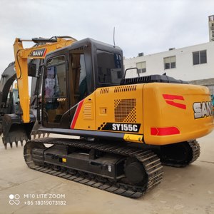 Sany มือสอง SY155รถขุดมือสองพร้อมเครื่องยนต์ & ปั๊มขายดี - Product Image 1