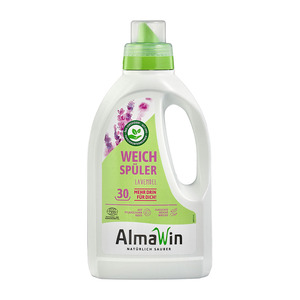 AlmaWin marchio Eco tessuto ammorbidente lavanda 750ml 30 carichi profumo da oli essenziali detersivo per bucato liquido per bucato - Product Image 1