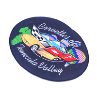 Patch brodé 3D personnalisé en sergé avec lettres et étoiles, couleurs et taille sur mesure, badges thermocollants en forme de cœur, patchs brodés en chenille