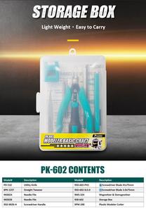 Proskit PK-602 nhựa mô hình công cụ đặc biệt thiết lập cho cắt tỉa và đánh bóng nhựa mô hình trong Asia và Nam Mỹ - Product Image 6