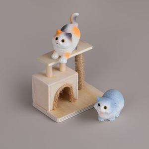 Figuras Decorativas <span class=keywords><strong>de</strong></span> Gatitos en Miniatura <span class=keywords><strong>de</strong></span> Resina, para <span class=keywords><strong>Casa</strong></span> <span class=keywords><strong>de</strong></span> <span class=keywords><strong>Muñecas</strong></span>, Decoración Hecha a Mano, DIY - Product Image 4
