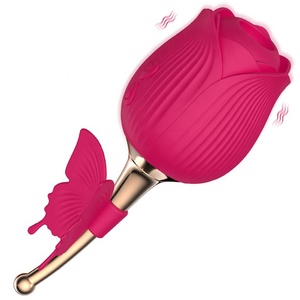 Vibrador con forma <span class=keywords><strong>de</strong></span> flor rosa <span class=keywords><strong>para</strong></span> pezón, lengua, <span class=keywords><strong>succionador</strong></span> <span class=keywords><strong>de</strong></span> clítoris, Juguetes sexuales <span class=keywords><strong>para</strong></span> <span class=keywords><strong>mujeres</strong></span> - Product Image 1