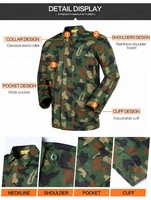 Uniforme de camouflage BDU de type jungle polygonal du Nigeria