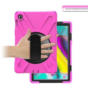 Caoutchouc <span class=keywords><strong>silicone</strong></span> pour <span class=keywords><strong>tablette</strong></span> <span class=keywords><strong>Samsung</strong></span> Galaxy Tab <span class=keywords><strong>S5E</strong></span> 10.5 SM-T720 SM-T725C avec mains sangle et épaule ceinture - Product Image 4