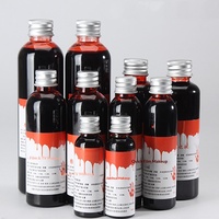 30/60/100ml Faux Plasma Réaliste d'Halloween, Faux Sang d'Horreur pour Fête et Farces