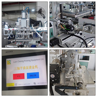 Máquina de Estampagem a Quente Semi-Automática com Motor Servo para Frascos Cosméticos Redondos, Potes e Tubos Flexíveis