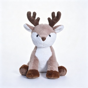 Peluche de ciervo personalizado, peluche de reno, peluche de ciervo sentado - Product Image 3