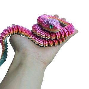Jouet Serpent Articulé Dragon Viper 3D Imprimé en PLA, Œuf de Pâques Congelé, Cadeau Nouveauté et Farce pour Enfants de 7 à 12 Mois, Vente en Gros, Meilleures Ventes - Product Image 4