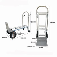Carretilla Eléctrica Plegable para Subir Escaleras, con Certificación CE, Carretilla Manual Eléctrica, Carretilla de Plataforma Plana para Carga