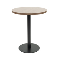 Meilleurs fournisseurs de tables à manger carrées et rondes de style moderne avec base en métal, plateau en stratifié HPL, tables à manger pour restaurants, mobilier de café