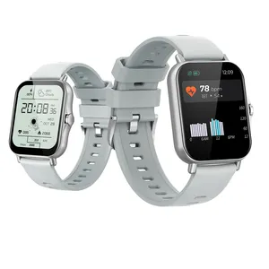 新设计1.69英寸触摸屏S38智能手表，带GloryFit App心率血压S38运动智能手表