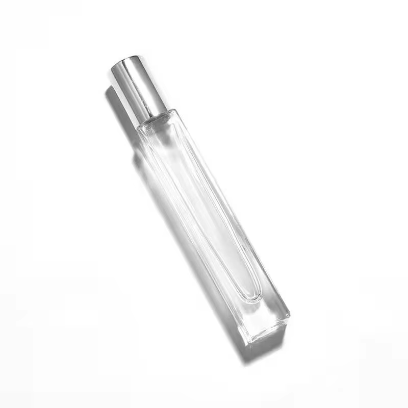Square tube with silver cap