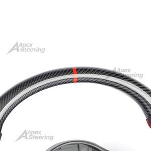 Volant en fibre de carbone pour Mercedes-Benz Classe A, B, C, S, E, AMG C63, E63, G63, GLS63S, GLA45, <span class=keywords><strong>A45</strong></span>, S65, S63 <span class=keywords><strong>GT</strong></span>, CLS63, GLS63 – Stock USA - Product Image 2