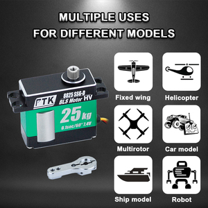 PTK 8825 SSG-D直升机用金属齿无刷陀螺仪升级配件，固定翼涡轮喷气无人飞行器 - Product Image 5