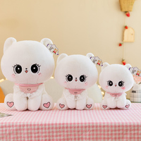 Yanxiannv Cpc Lapin Jouet Oem Service Peluches Personnalisé Anime Peluche Poupées Mignon Grands Yeux Rose Princesse Robe pp Coton
