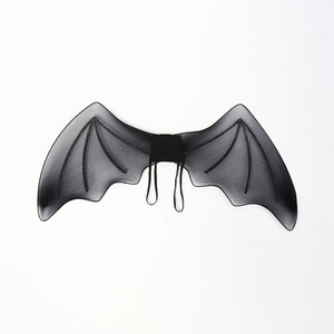 Halloween fête accessoire costume <span class=keywords><strong>diable</strong></span> ailes noir sérigraphie chauve-souris ailes spectacle démon écran noir chauve-souris ailes costume accessoire - Product Image 6