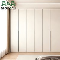 Armoire moderne sur mesure en placage mélaminé pour toute la maison, avec portes coulissantes, pour dressing, chambre, atelier et salon, réglable