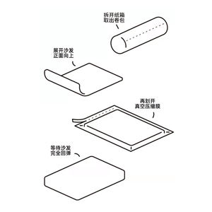 Marsiling Modern Tropical <strong>Bean</strong> <strong>Bag</strong> Chair <strong>Boucle</strong> Tufted Accent Sofa Set for Adults Kids - Product Image 6