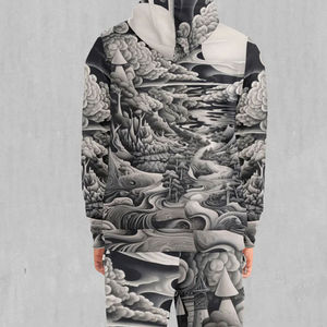 Ensemble survêtement homme 2 pièces surdimensionné 2025, imprimé polyester, respirant, avec logo, sublimation, prix bas, hiver - Product Image 6