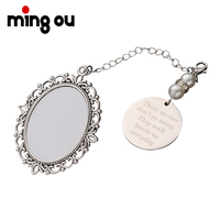 Charm photo commémorative double face à sublimation par transfert thermique avec gravure laser personnalisée