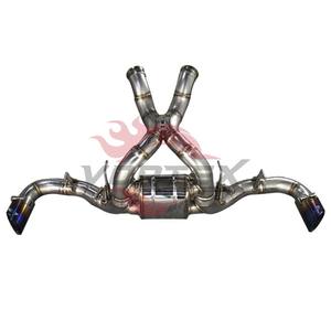 Tubos de Escape Catback de Alto Rendimiento Vortex, Acero Inoxidable Pulido Espejo de 1.5 mm para McLaren 570S 2015+ - Product Image 1