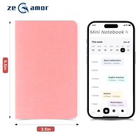 Zeamor Hochwertige Mini-Taschennotizbücher A5/A6 Größe Papiereinband Linierte Innenseiten Schreibblock für Schüler & Kinder