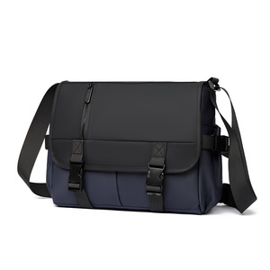 Custom Logo Business <b>Men</b> Cross Body <b>Bag</b> 's Messenger Waterproof Outdoor Single Shoulder <b>Men's</b> Casual Zipper Closure - Product Image 4