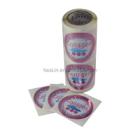 Autocollant adhésif en vinyle personnalisé avec impression étanche, logo, emballage et découpe