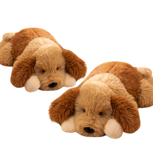Vendita calda adorabili giocattoli per cani di peluche con animali di peluche su misura cucciolo di peluche <span class=keywords><strong>bianco</strong></span> e nero realistici cani di peluche - Product Image 5