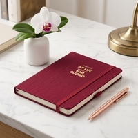Bloc-notes A5 moderne couleur unie au toucher doux, prix usine, pour cadeaux promotionnels, souvenirs et organisation/agenda