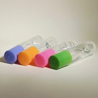 Vente en gros de flacons à bille en verre transparent de 10 ml pour parfum, huile essentielle, huile pour les lèvres, crème pour les yeux, flacons de voyage