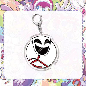 QY Cartoon Acrylic Keychain Printed Clasp Pendant Custom Logo <b>Key</b> <b>Ring</b> Promotional Gift - Product Image 3