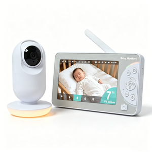 กล้องวงจรปิดสำหรับเด็ก KT716T ขนาด 7 นิ้ว ความละเอียด 720P HD พร้อม WiFi แบตเตอรี่แบบชาร์จได้ 6000mAh ระยะสัญญาณ 1000 ฟุต รองรับเสียงสองทาง - Product Image 1