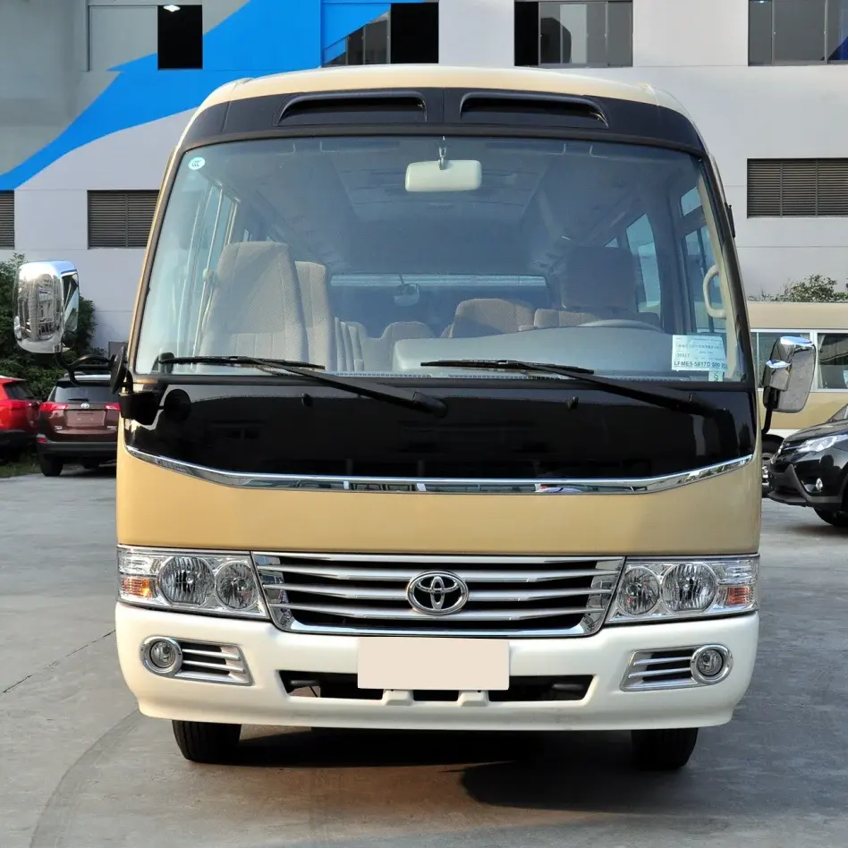 Mobil bekas inovasi baru Toyota buatan Tiongkok menggunakan bus kota Coaster Toyota dengan harga grosir