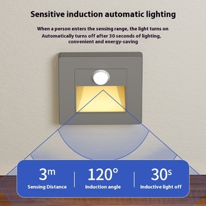86 loại nhúng LED Kick ánh sáng cơ thể con người cảm biến bước chân hành lang hành lang ánh sáng nhôm Đèn tường cho home & HOTEL - Product Image 3